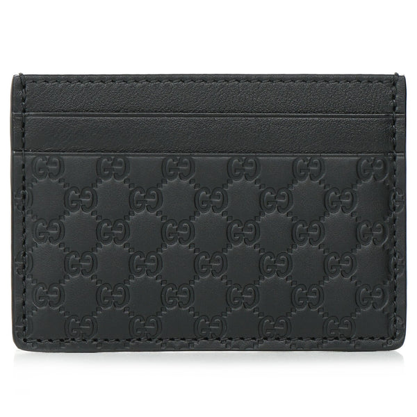 Gucci 262837 Gucci Microguccissim a Card Holder  Fixed Size