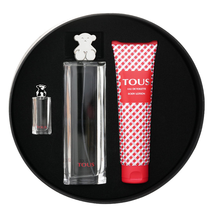 Tous Eau De Toilette Spray 90ml + Eau De Toilette Spray 4.5 ml + Body Lotion 150ml  3pcs