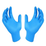 KQ KQ - Vitrile Disposable Vinyl & Nitrile Blend Gloves -blue (M)  M