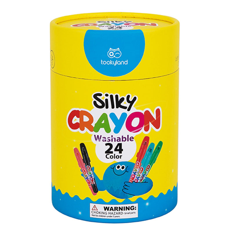 Silky Washable Crayon -Baby Roo 12 Colors - BloomsShop