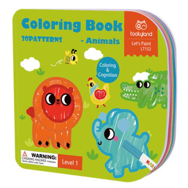 Tookyland Coloring Book - Animals  26x28x0.5cm