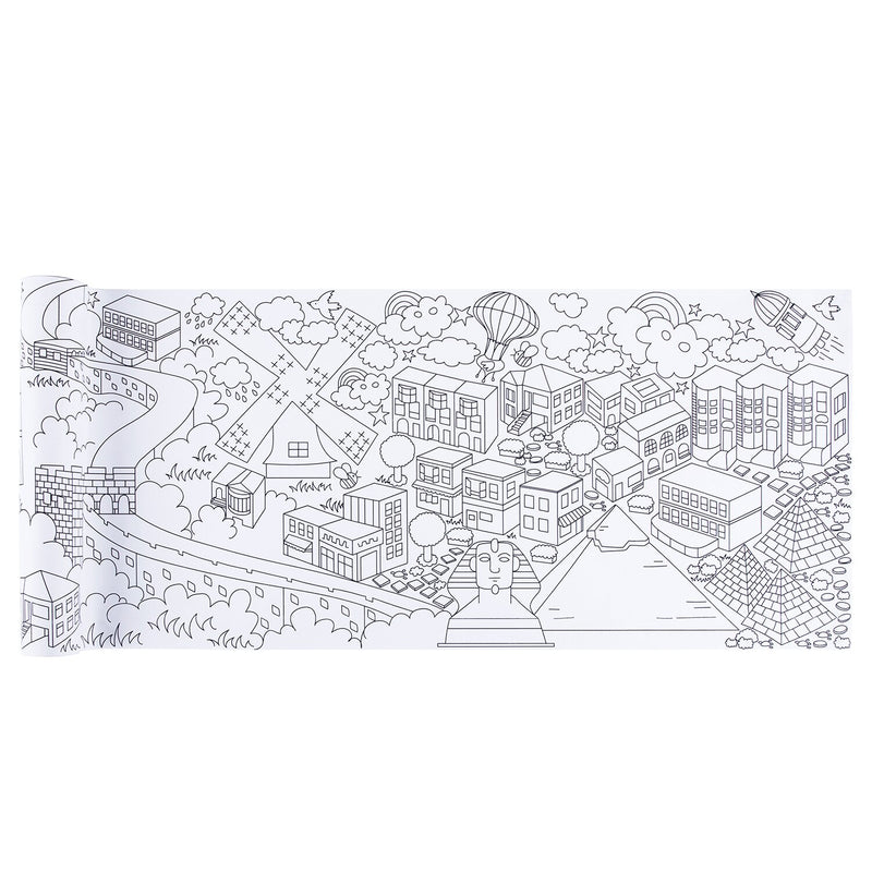 Tookyland "Coloring Roll - Cities Around The World"  9x9x28cm