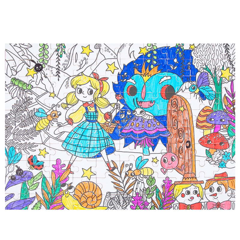Tookyland Coloring Puzzle - Secret Garden  30x24x6cm