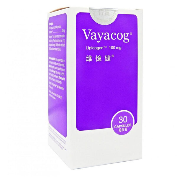 Vayacog Vayacog - Lipicogen 100mg 30Capsules  100mg 30Capsule