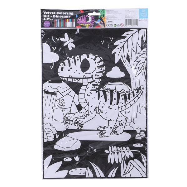 Tookyland "Velvet Coloring Kit - Dinosaur"  50x35x2cm