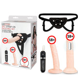 Lux fetish 3 PC Strap-On Pegging Set  1 pc