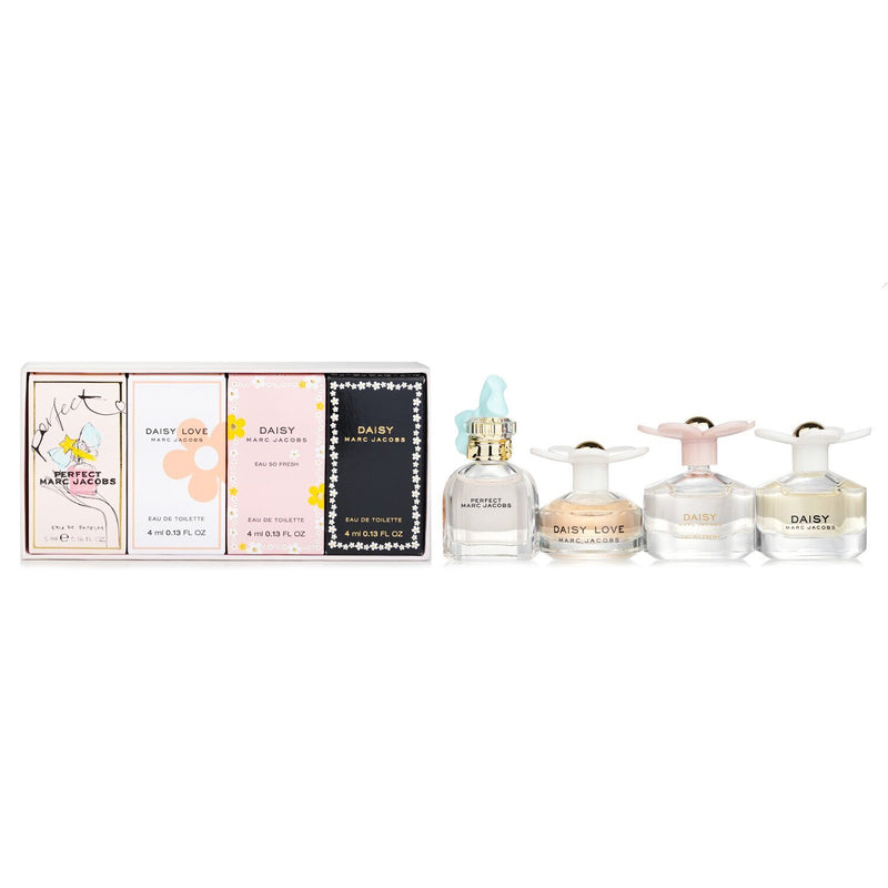 Marc Jacobs Ladies 4pcs Miniatures Coffret  4pcs