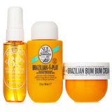 Sol De Janeiro Bum Bum Jet Set: Cream 50ml + Moisturizing Shower Cream Gel 90ml + Hair & Body Fragrance Mist 30ml  3pcs