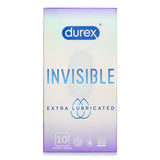 Durex Invisible Extra Lubricated Condoms 10pcs  10pcs/box