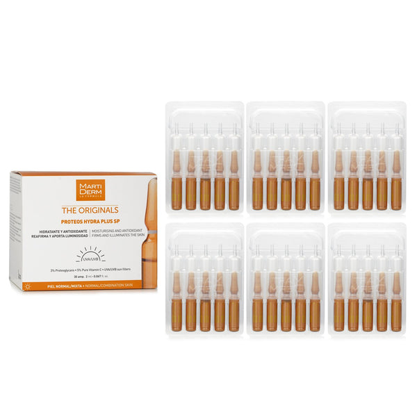 Martiderm Proteos Hydra Plus SP Ampoules (For Normal/ Combination Skin)  30 Ampoulesx2ml