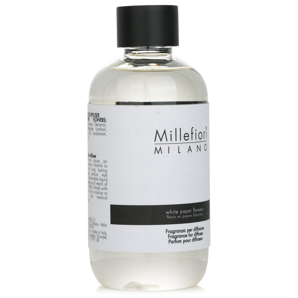 Millefiori Natural Fragrance For Diffuser Refill - White Paper Flowers  250ml/8.45oz
