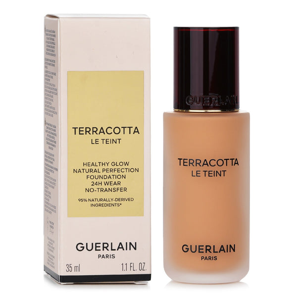 Guerlain Terracotta Le Teint Healthy Glow Natural Perfection Foundation 24H Wear No Transfer - #4N Neutral  35ml/1.1oz