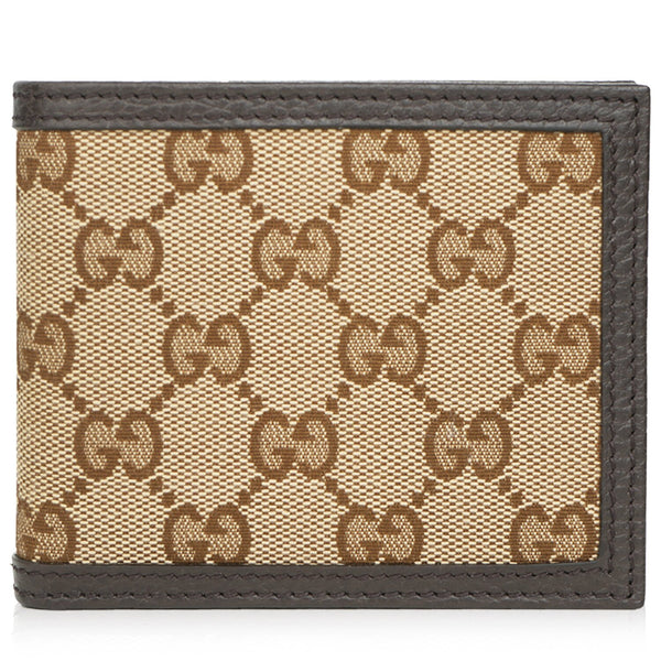 Gucci Signature Bifold Wallet 260987  Fixed Size