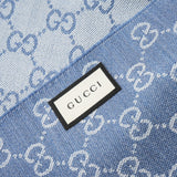 Gucci HALF GG LOGO WOOL SCARF 344994  Fixed Size