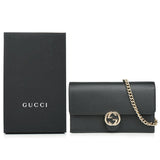Gucci Icon GG Interlocking Wallet On Chain Crossbody Bag 615523  Fixed Size