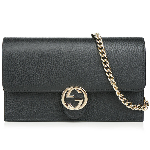 Gucci Icon GG Interlocking Wallet On Chain Crossbody Bag 615523  Fixed Size