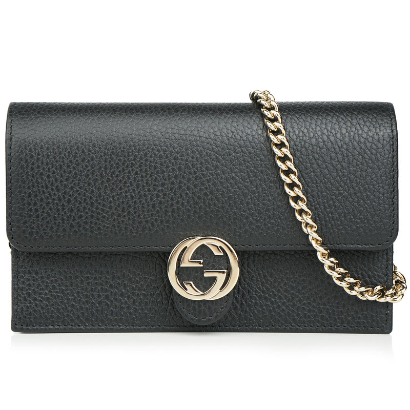 Gucci Icon GG Interlocking Wallet On Chain Crossbody Bag 615523  Fixed Size