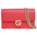 Gucci Icon GG Interlocking Wallet On Chain Crossbody Bag 615523  Fixed Size