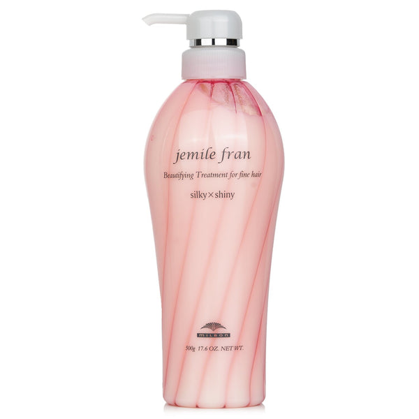 Milbon Jemile Fran Beautifying Treatment - Silky & Shiny (For Fine Hair)  500g/17.6oz