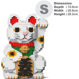 Jekca Maneki Neko 01S-M01 Building Bricks Set  21x15x29cm