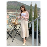Trendywhere Tiered Flare Long Skirt  Free (XS-M)