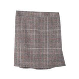 Trendywhere Check Wool Mini Skirt  Free (XS-M)