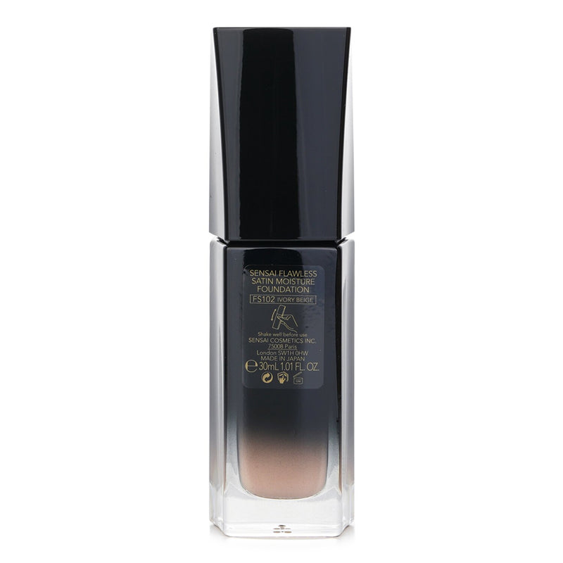 Kanebo Sensai Flawless Satin Moisture Foundation SPF 25 - # FS102 Ivory Beige  30ml/1.01oz