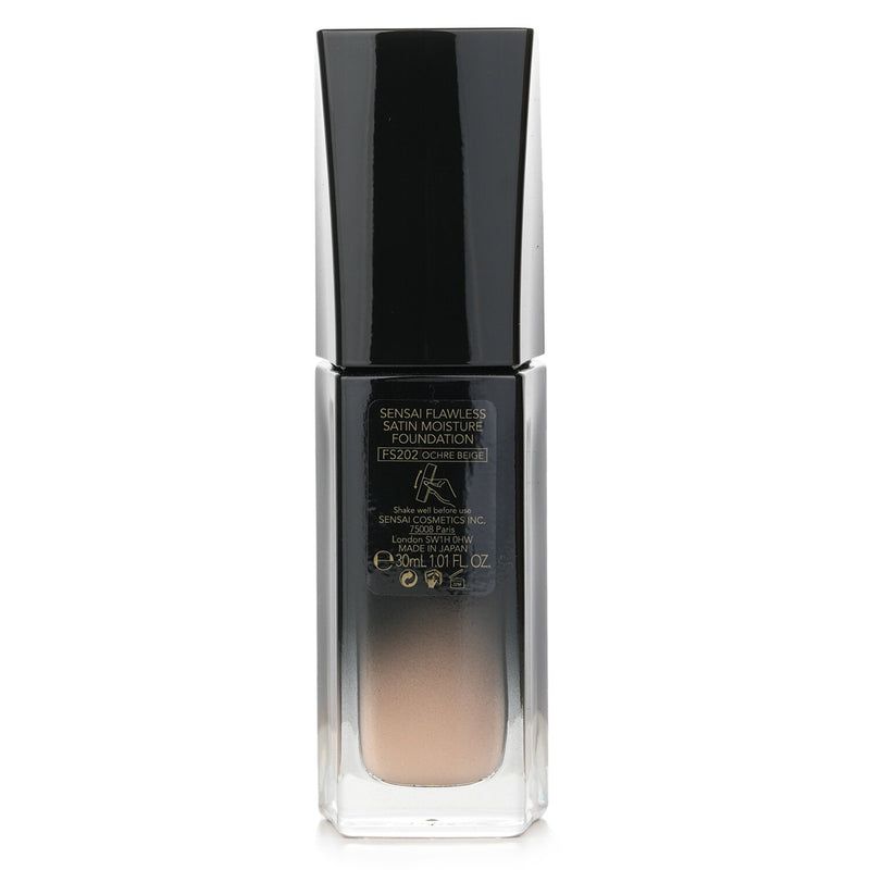 Kanebo Sensai Flawless Satin Moisture Foundation SPF 25 - # FS202 Ochre Beige  30ml/1.01oz