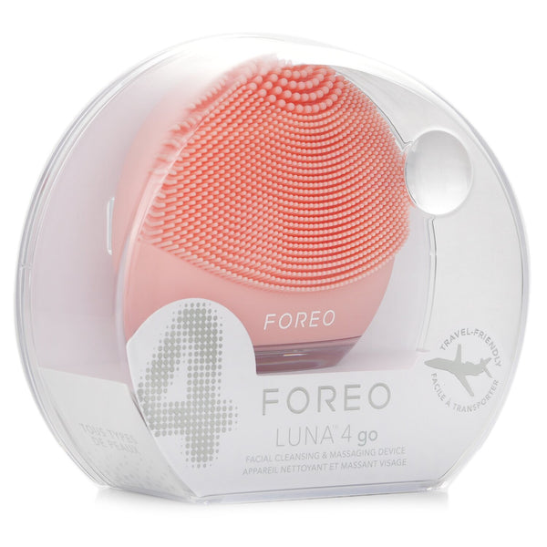 FOREO Luna 4 Go Facial Cleansing & Massaging Device - # Peach Perfect  1pcs