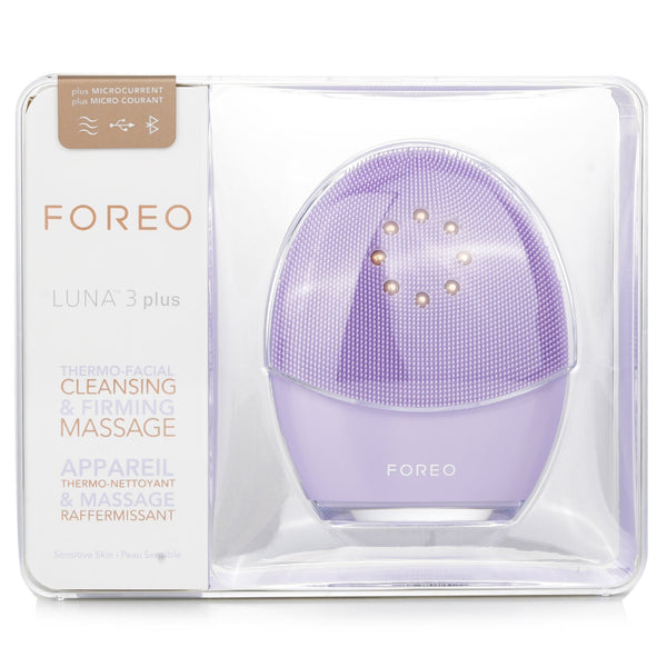 FOREO Luna 3 Plus Thermo Facial Cleansing & Firming Massager (Sensitive Skin)  1pcs
