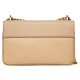 Prada Prada Plain Leather Logo Handbag 1BD144  Nude