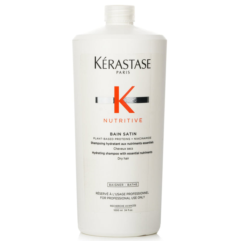 Kerastase Nutritive Bain Satin Hydrating Shampoo With Essential Nutriments (Dry Hair)  1000ml/34oz