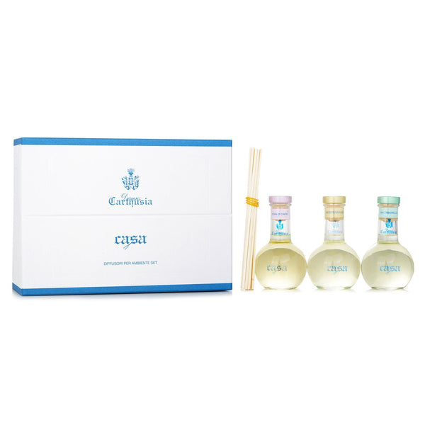 Carthusia Fragrance Diffusers Set: Fiori Di Capri + Mediterraneo + Via Camerelle  3x100ml/3.4oz