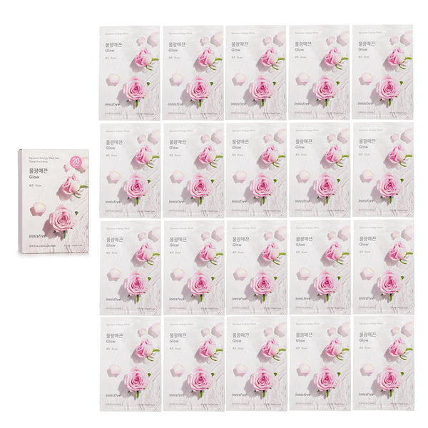 Innisfree My Real Squeeze Mask Ex Set - Rose  20pcs