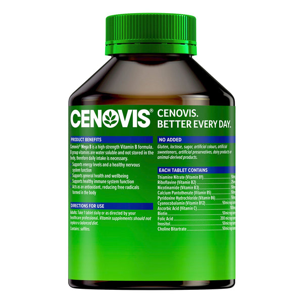 Cenovis [Authorized Sales Agent] Cenovis MEGA B - 200 Tablets  200pcs/box