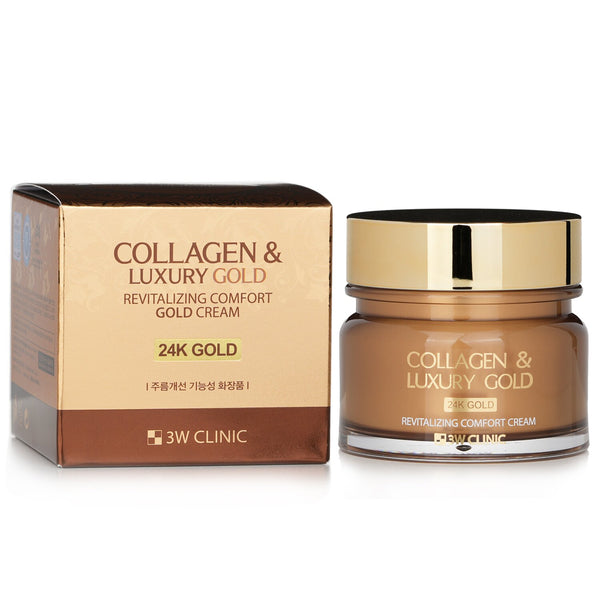 3W Clinic Collagen & Luxury Gold Revitalizing Comfort Gold Cream  100ml/3.53oz