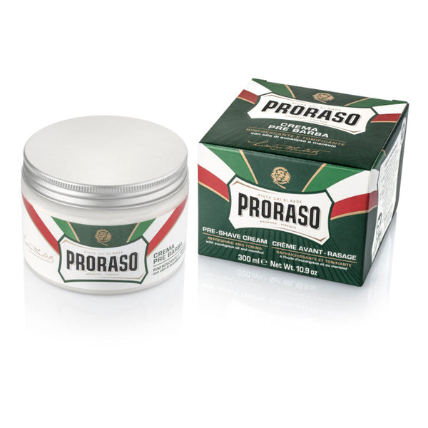 Proraso Green Pre-Shave Cream with Eucalyptus Oil 300ml/10.1oz