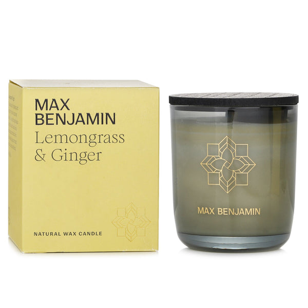 Max Benjamin Natural Wax Candle - Lemongrass & Ginger  210g/7.4oz