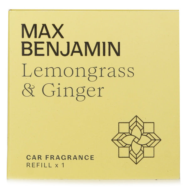 Max Benjamin Car Fragrance Refill - Lemongrass & Ginger  1pc
