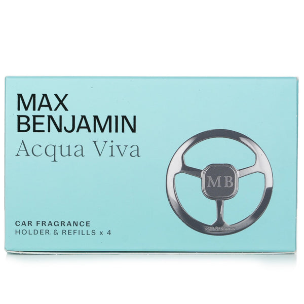 Max Benjamin Car Fragrance Gift Set - Acqua Viva  4pcs