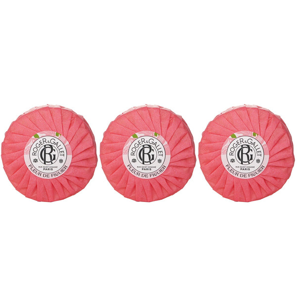 Roger & Gallet Fig Blossom Wellbeing Soaps Coffret  3x100g