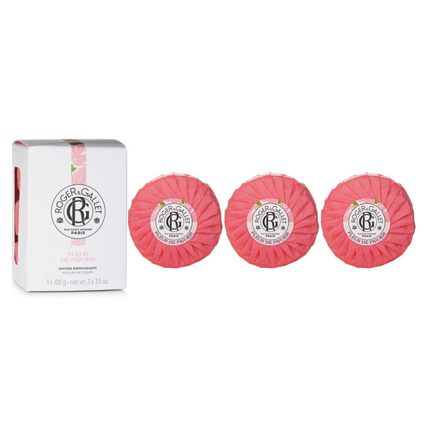 Roger & Gallet Fig Blossom Wellbeing Soaps Coffret  3x100g
