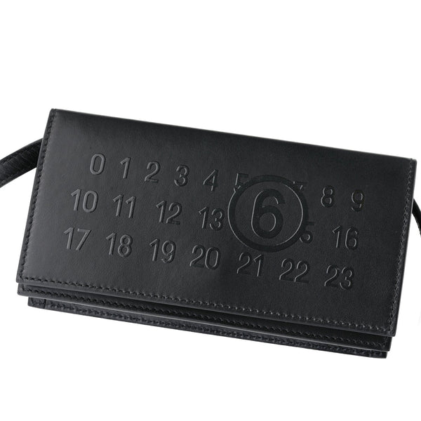 Maison Margiela MM6 Numeric logo crossbody bag  Black