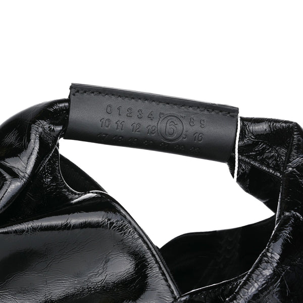 Maison Margiela MM6 Japanese Leather Top Handle Tote Bag  Black