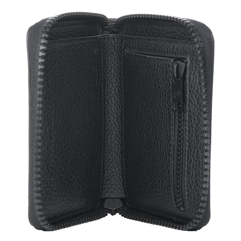 Maison Margiela Zip-around compact wallet  Black