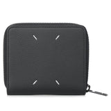 Maison Margiela Zip-around compact wallet  Black