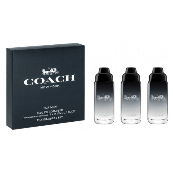 Coach Man EDT 3 X 15ml Travel Gift Set