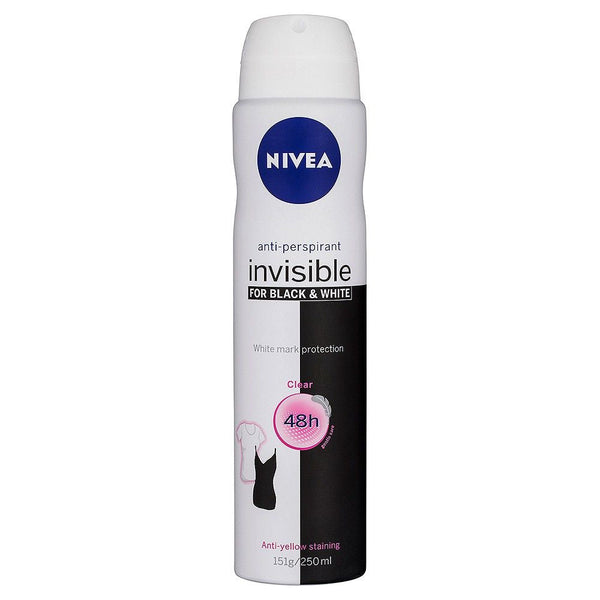 Nivea Anti-Perspirant Invisible For Black & White 250ml