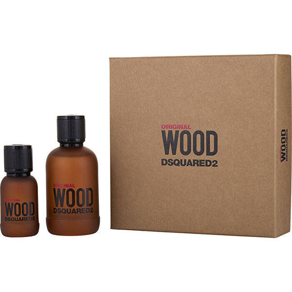 Dsquared2 Wood Original Eau De Parfum Spray 100ml/3.4oz & Eau De Parfum Spray 30ml/1oz