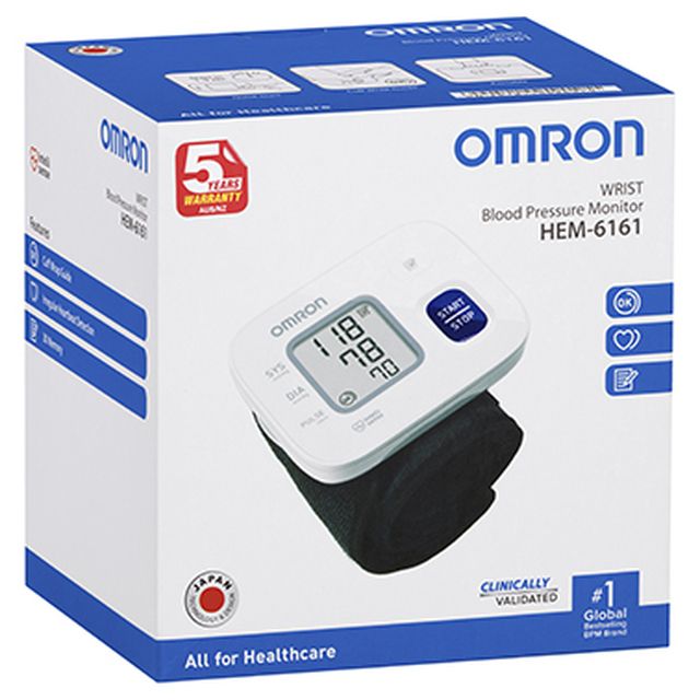 OMRON Hem6161 Blood Pressure Monitor Wrist Standard